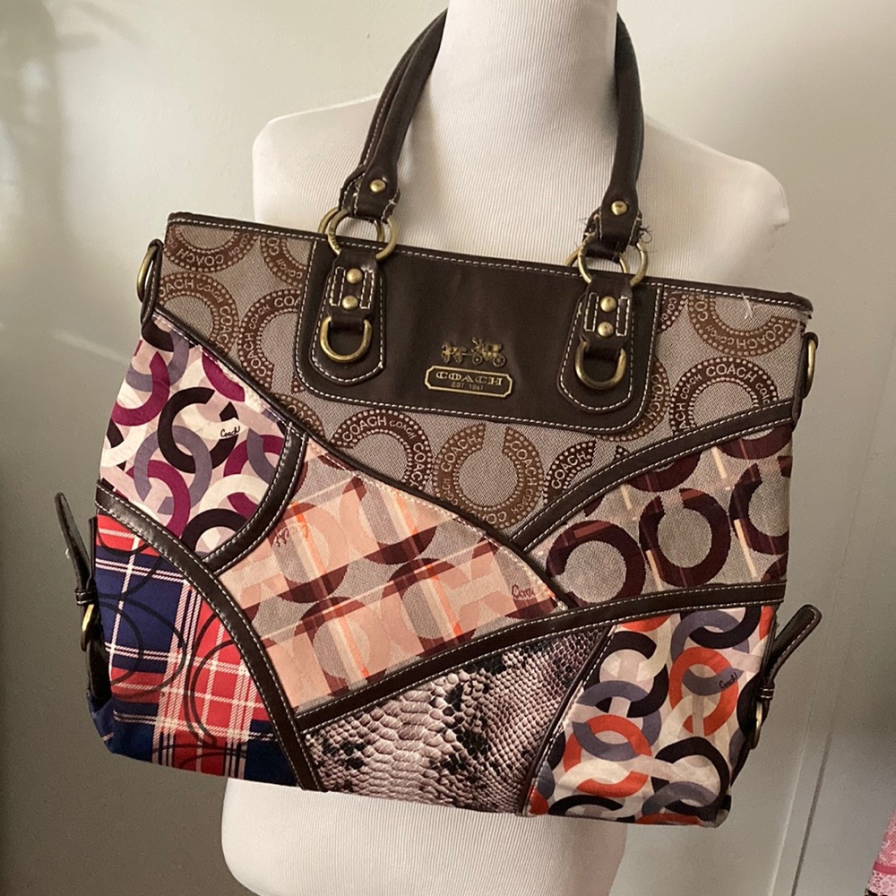 Coach printed purse.